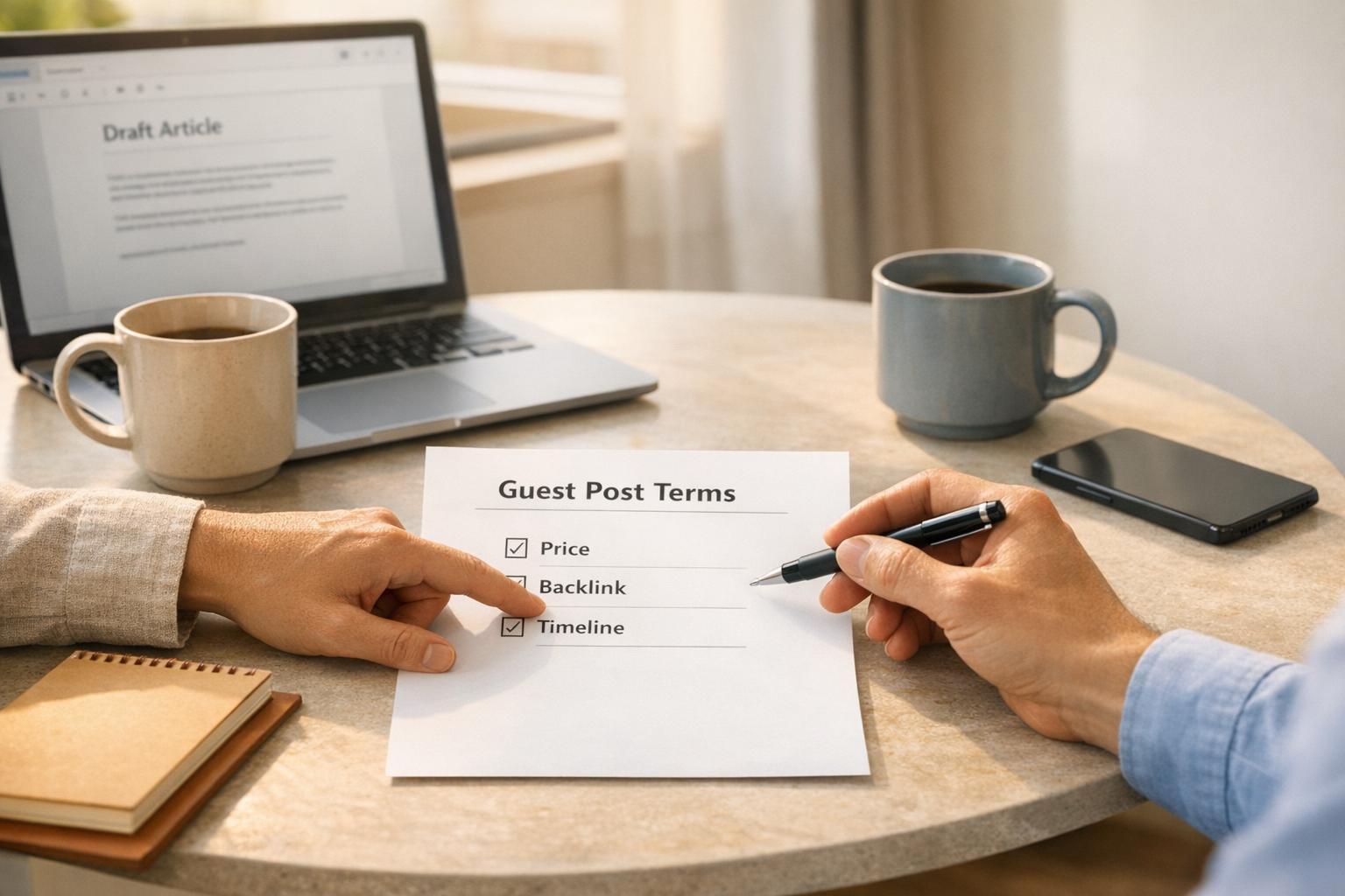 How to Negotiate Guest Post Terms